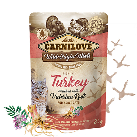 Carnilove Cat Pouch Turkey  85 gr