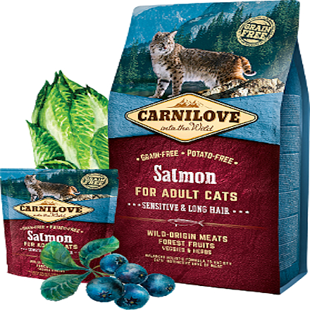 Carnilove Salmon Sensitive & Long Hair 400 gr