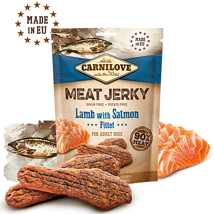 Carnilove Jerky Lamb With Salmon Fillet <br>100 gr