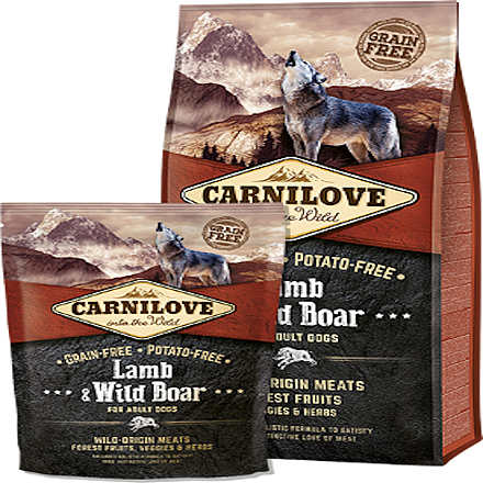 Carnilove Lamb & Wild Boar Adult 1,5 kg