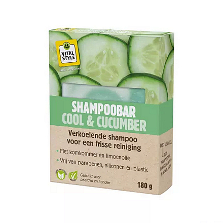 VITALstyle Shampoobar Cool & Cucumber <br>180 gr
