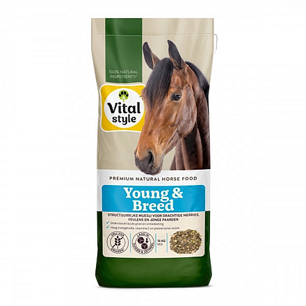 VITALstyle Paardenmuesli Young & Breed 15 kg