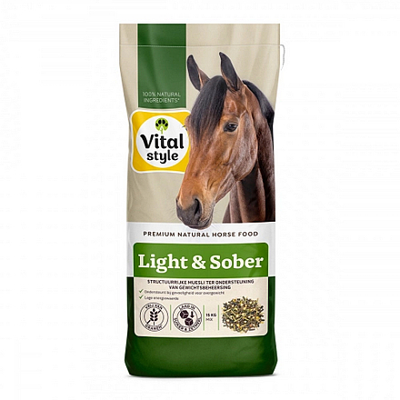 VITALstyle Paardenmuesli Light & Sober 15 kg