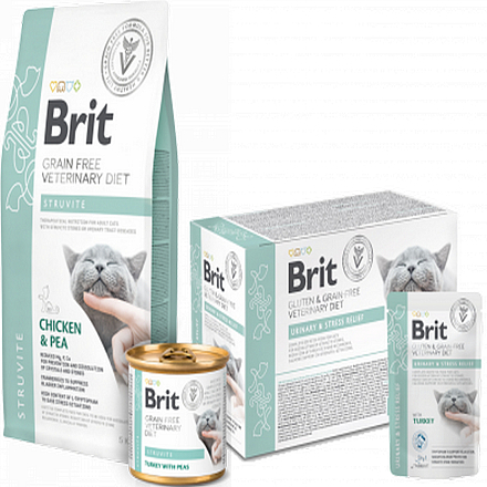 Brit GF VD Kattenvoer Struvite 2 kg