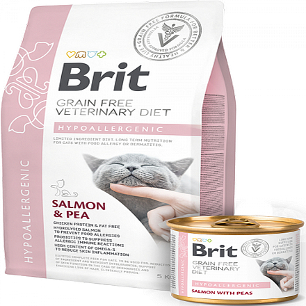 Brit GF VD Kattenvoer Hypoallergenic 200 gr