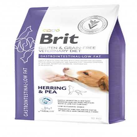 Brit GF VD Hondenvoer Gastrointestinal-Low fat 12 kg