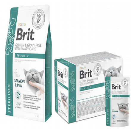Brit GF VD Kattenvoer Sterilised 5 kg