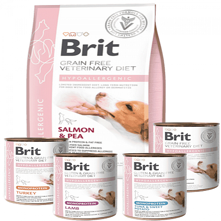 Brit GF VD Hondenvoer Hypoallergenic 2 kg