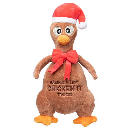 FuzzYard Hondenspeelgoed Chicken It Twice Chook