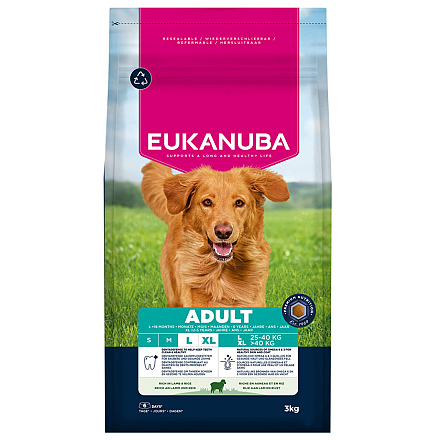 Eukanuba Hondenvoer Life Care Adult L/XL Lamb & Rice 3 kg