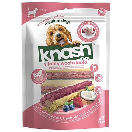 Knash Woofa Loofa Vital Blueberry & Beetroot M 7 st