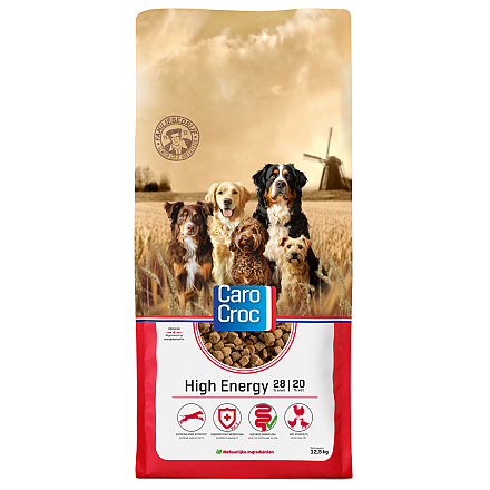 CaroCroc Hondenvoer High Energy 12,5 kg