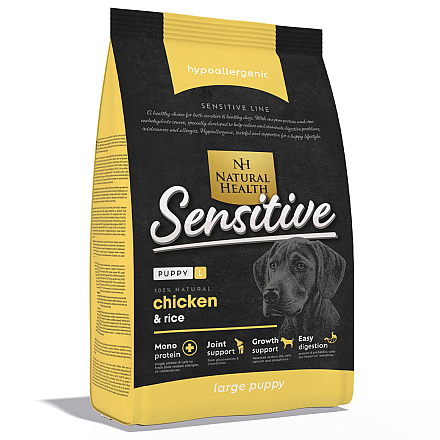 Natural Health Hondenvoer Puppy L Sensitive Chicken 2 kg