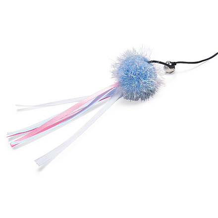 Beeztees Kattenhengel Bal met Lint Assorti