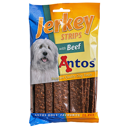 Antos Jerkey Strips Rund 20 st
