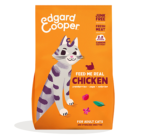 Edgard & Cooper kattenvoer Adult Kip 325 gr