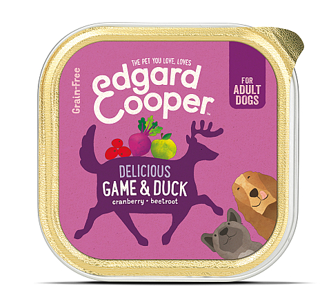 Edgard & Cooper hondenvoer Adult wild en eend 150 gr