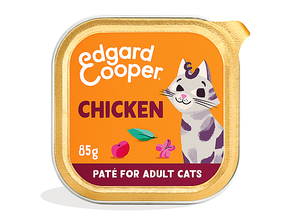 Edgard & Cooper kattenvoer Adult Kip Paté 85 gr